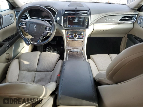 2019 Lincoln Continental Reserve with VIN 1LN6L9NPXK5602112, listed as a Copart auction lot 88939925 with 95,940 mi miles and Salvage Title. Bid and sale history available at carsss.com. Image 8.
