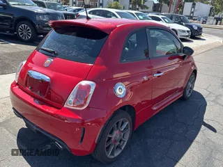 2012 FIAT 500 Abarth with VIN 3C3CFFFH2CT351872, listed as a Copart auction lot 57100835 with 147,399 mi miles and Clean title. Bid and sale history available at DreamBid. Image 4.