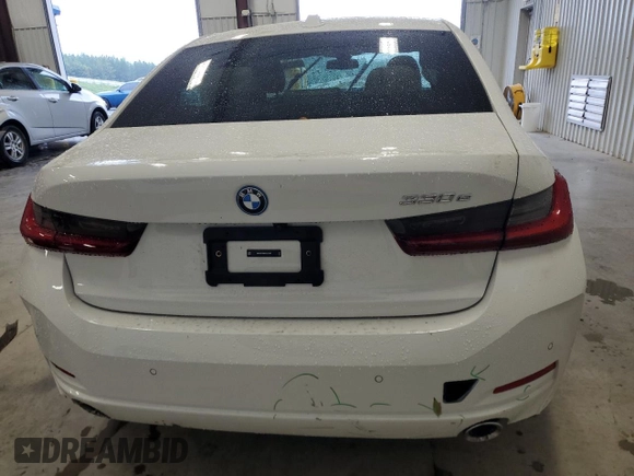 2024 BMW 3 Series 330e with VIN 3MW39FF06R8E71857, listed as a Copart auction lot 71758854 with 0 mi miles and Clean Title. Bid and sale history available at carsss.com. Image 6.