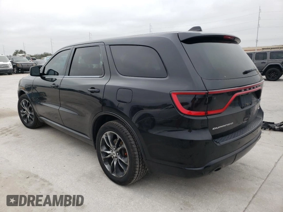 2020 Dodge Durango GT Plus with VIN 1C4RDHDG3LC119133, listed as a Copart auction lot 85595824 with 155,432 mi miles and Salvage Title. Bid and sale history available at carsss.com. Image 2.