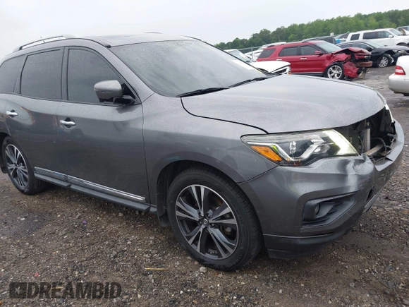 2017 Nissan Pathfinder SV with VIN 5N1DR2MN0HC610527, listed as a IAAI auction lot 42348633 with 123,769 mi miles and . Bid and sale history available at DreamBid. Image 1.