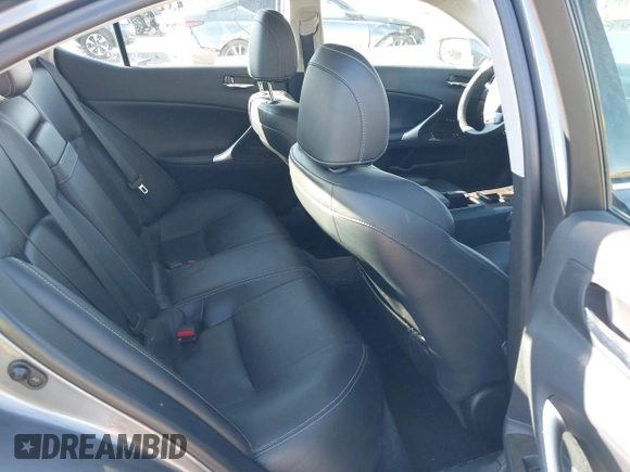 2012 Lexus IS 350 with VIN JTHBE5C2XC5030584, listed as a IAAI auction lot 41494003 with 62,013 mi miles and . Bid and sale history available at DreamBid. Image 8.
