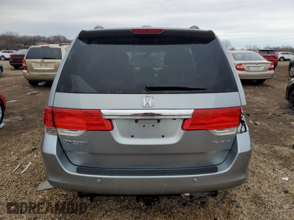 2008 Honda Odyssey Touring with VIN 5FNRL38908B017736, listed as a Copart auction lot 50796595 with 195,069 mi miles and Salvage Title. Bid and sale history available at carsss.com. Image 6.