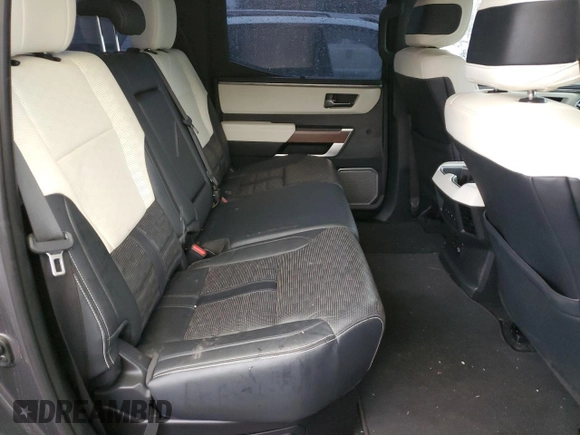 2022 Toyota Tundra Capstone Hybrid with VIN 5TFVC5DB9NX007727, listed as a Copart auction lot 49728855 with 42,542 mi miles and Salvage title. Bid and sale history available at DreamBid. Image 10.