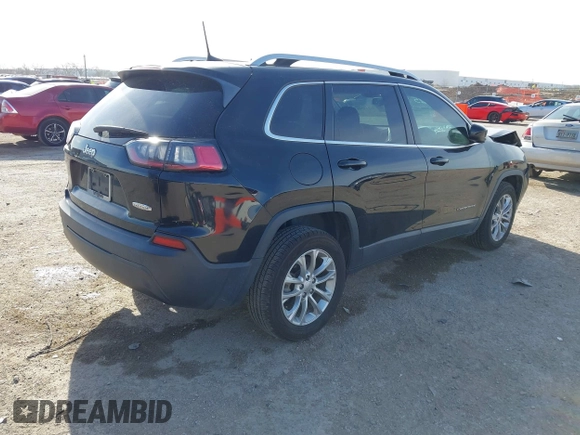 2019 Jeep Cherokee Latitude with VIN 1C4PJLCB7KD331955, listed as a IAAI auction lot 41813248 with 96,212 mi miles. Bid and sale history available at carsss.com. Image 4.
