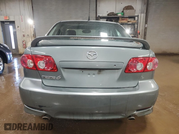 2004 Mazda Mazda6 s with VIN 1YVHP80D445N85989, listed as a Copart auction lot 47541085 with 205,562 mi miles and Salvage Title. Bid and sale history available at carsss.com. Image 6.