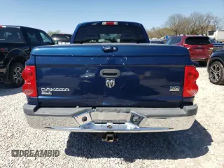 2005 Dodge Dakota Laramie with VIN 1D7HW58N35S158901, listed as a Copart auction lot 50382724 with 188,113 mi miles and Salvage Title. Bid and sale history available at DreamBid. Image 6.