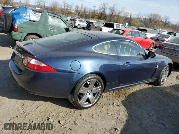 2009 Jaguar XK with VIN SAJWA43B995B30780, listed as a Copart auction lot 79119264 with 0 mi miles and Salvage Title. Bid and sale history available at carsss.com. Image 3.