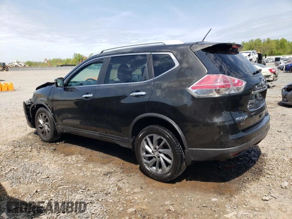 2015 Nissan Rogue SV with VIN 5N1AT2MV5FC892245, listed as a Copart auction lot 54838525 with 77,247 mi miles and Salvage Title. Bid and sale history available at DreamBid. Image 2.