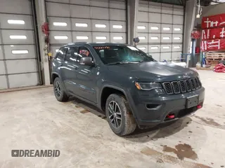 2018 Jeep Grand Cherokee Trailhawk with VIN 1C4RJFLT5JC374732, listed as a IAAI auction lot 41721781 with 35,496 mi miles. Bid and sale history available at carsss.com. Image 1.