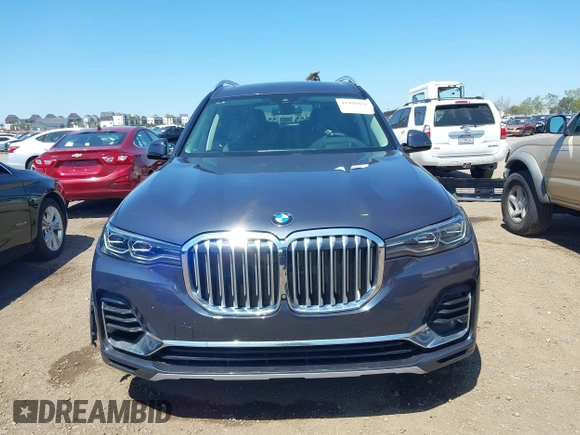2020 BMW X7 xDrive40i z VIN 5UXCW2C07L9A00078, wystawiony jako IAAI lot #41999850 z przebiegiem 59 711 mil mil oraz . Historia ofert i sprzedaży dostępna na DreamBid. Obrazek 12.