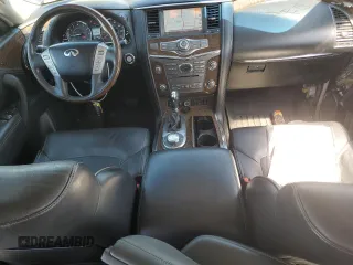 2016 Infiniti QX80 with VIN JN8AZ2NE6G9122933, listed as a Copart auction lot 67000034 with 172,925 mi miles and Salvage Title. Bid and sale history available at carsss.com. Image 8.
