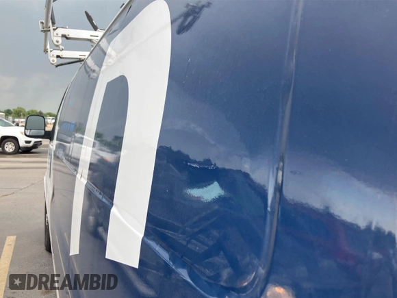 2014 Chevrolet Express Cargo with VIN 1GCWGFCA8E1121812, listed as a IAAI auction lot 42801147 with 128,506 mi miles and . Bid and sale history available at DreamBid. Image 29.