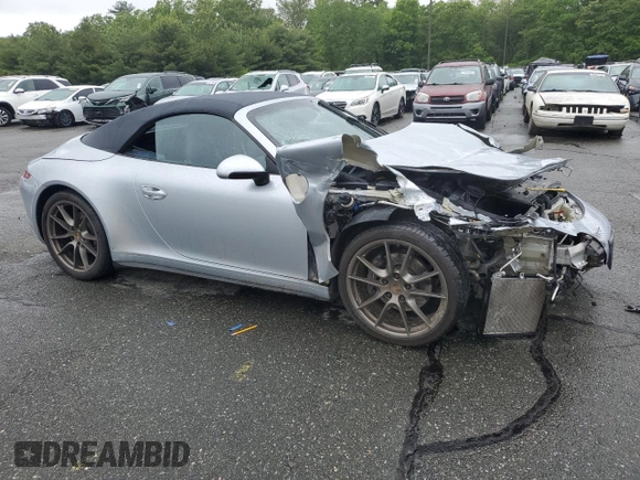 2016 Porsche 911 Carrera with VIN WP0CA2A93GS141145, listed as a Copart auction lot 55515024 with 29,005 mi miles and Salvage Title. Bid and sale history available at carsss.com. Image 4.