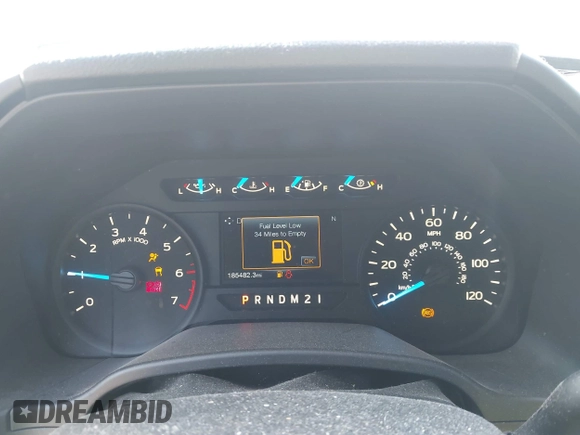 2017 Ford F-150 XL with VIN 1FTEW1CF8HKE13441, listed as a IAAI auction lot 41797041 with 185,482 mi miles and . Bid and sale history available at carsss.com. Image 7.
