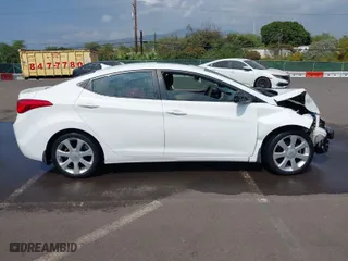 2013 Hyundai Elantra GLS PZEV with VIN 5NPDH4AE4DH294023, listed as a IAAI auction lot 41570524 with 1 mi miles. Bid and sale history available at carsss.com. Image 14.
