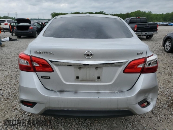 2017 Nissan Sentra SV with VIN 3N1AB7AP6HY217172, listed as a Copart auction lot 53445285 with Not Provided miles and Salvage Title. Bid and sale history available at DreamBid. Image 6.