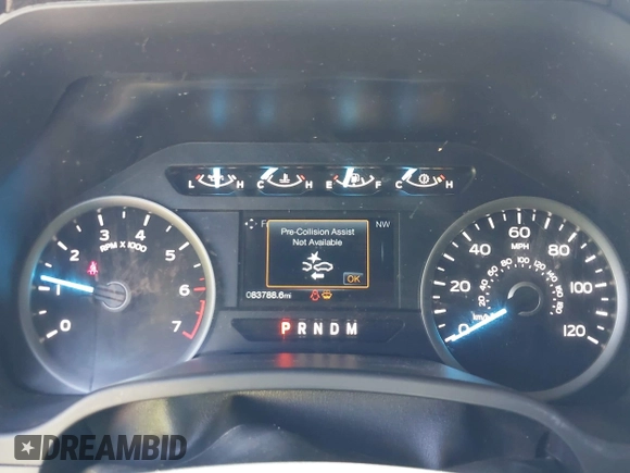 2020 Ford F-150 XL with VIN 1FTEW1E57LKE71523, listed as a IAAI auction lot 42265118 with 83,788 mi miles and . Bid and sale history available at DreamBid. Image 7.