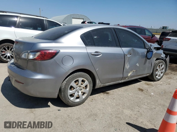 2013 Mazda 3 i SV with VIN JM1BL1TF9D1793448, listed as a Copart auction lot 50348115 with 115,046 mi miles and Salvage title. Bid and sale history available at DreamBid. Image 3.