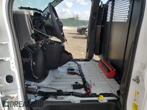 2024 Chevrolet Express Cargo with VIN 1GCWGAFP4R1183474, listed as a Copart auction lot 54072775 with Not provided miles and Clean title. Bid and sale history available at DreamBid. Image 7.