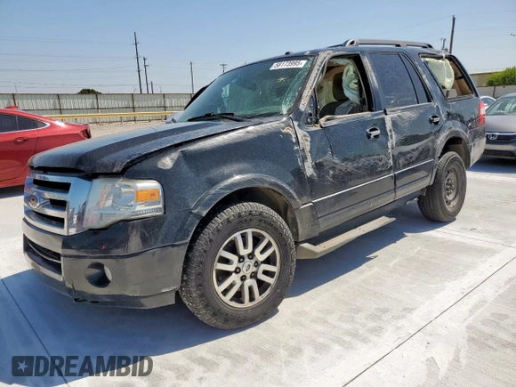 2012 Ford Expedition XLT with VIN 1FMJU1J51CEF35902, listed as a Copart auction lot 58173995 with 203,005 mi miles and Clean title. Bid and sale history available at DreamBid. Image 1.