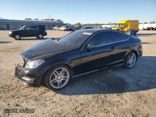 2015 Mercedes-Benz C-Class C 250 with VIN WDDGJ4HB8FG419888, listed as a Copart auction lot 89199265 with 0 mi miles and Salvage Title. Bid and sale history available at carsss.com. Image 1.