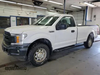 2018 Ford F-150 XL z VIN 1FTNF1E50JKD11304, wystawiony jako Copart lot #62554565 z przebiegiem 145 430 mil mil oraz Czysty tytuł • Clean title. Historia ofert i sprzedaży dostępna na DreamBid. Obrazek 1.