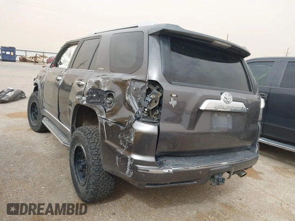 2015 Toyota 4Runner Limited with VIN JTEBU5JR1F5267923, listed as a IAAI auction lot 41805736 with Not Provided miles and . Bid and sale history available at carsss.com. Image 3.