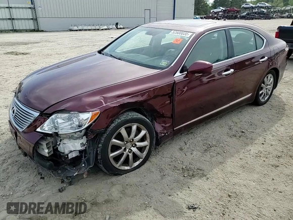 2008 Lexus LS 460 with VIN JTHBL46F285079509, listed as a Copart auction lot 52600035 with 208,811 mi miles and Clean Title. Bid and sale history available at carsss.com. Image 11.