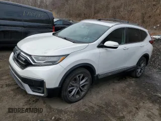 2020 Honda CR-V Touring with VIN 2HKRW2H96LH654268, listed as a Copart auction lot 47172605 with 57,086 mi miles and Salvage Title. Bid and sale history available at carsss.com. Image 1.