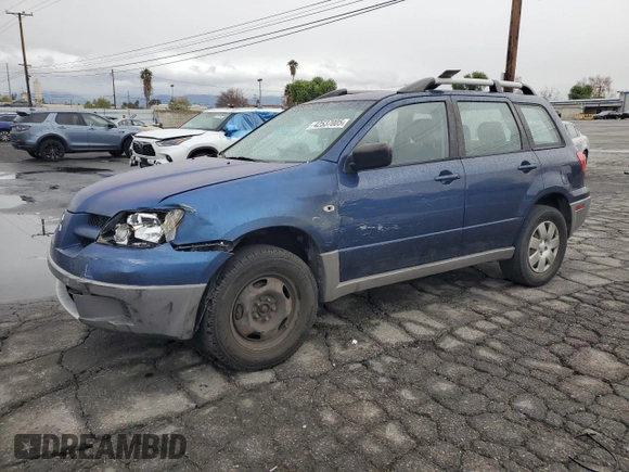 2003 Mitsubishi Outlander LS with VIN JA4LX31G83U095890, listed as a Copart auction lot 42537005 with 134,459 mi miles and Salvage Title. Bid and sale history available at carsss.com. Image 1.