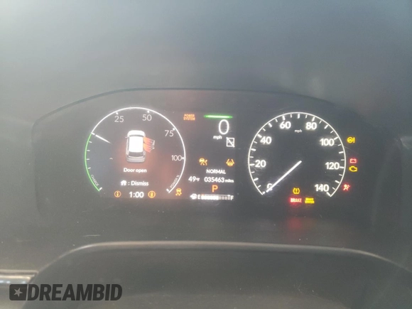 2024 Honda CR-V Sport-L with VIN 7FARS5H87RE023058, listed as a Copart auction lot 48722345 with 35,463 mi miles and Salvage Title. Bid and sale history available at DreamBid. Image 9.