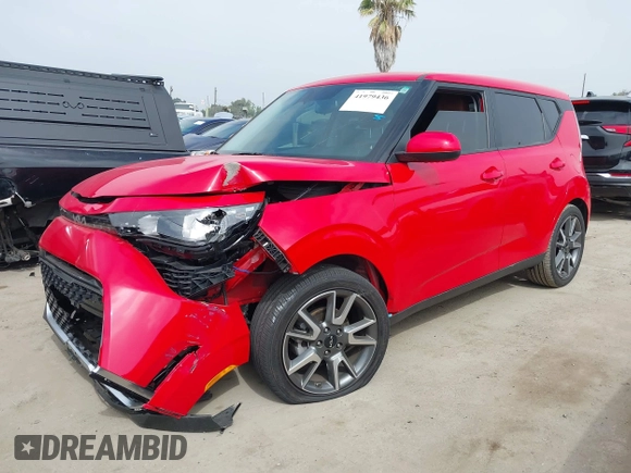 2024 Kia Soul EX with VIN KNDJ33AU3R7219988, listed as a IAAI auction lot 41979436 with 7,514 mi miles. Bid and sale history available at carsss.com. Image 18.