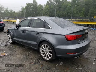 2015 Audi A3 1.8T Premium Plus with VIN WAUCCGFF2F1128698, listed as a Copart auction lot 61918183 with 57,605 mi miles. Bid and sale history available at carsss.com. Image 2.
