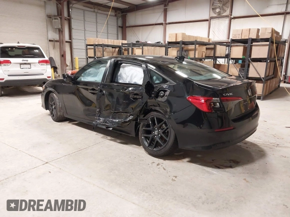 2024 Honda Civic Sport with VIN 2HGFE2F59RH519889, listed as a IAAI auction lot 41598192 with 7,451 mi miles and . Bid and sale history available at DreamBid. Image 3.