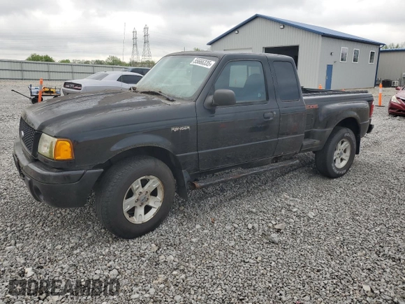 2002 Ford Ranger XL Fleet with VIN 1FTZR45E82PB52000, listed as a Copart auction lot 55666335 with 102,635 mi miles and Clean Title. Bid and sale history available at DreamBid. Image 1.
