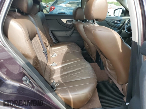 2010 Infiniti FX35 with VIN JN8AS1MW2AM856174, listed as a Copart auction lot 72948694 with 0 mi miles and Salvage Title. Bid and sale history available at carsss.com. Image 10.