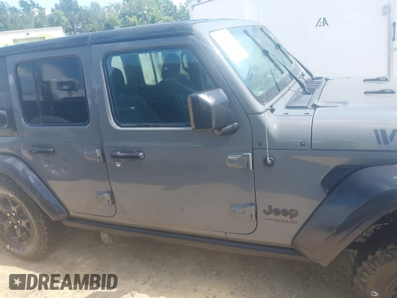2020 Jeep Wrangler Unlimited Sport S с VIN 1C4HJXDG4LW325199, выставлен на аукционе IAAI как лот 42562063 с пробегом 18 350 миль миль и . История ставок и продаж доступна на DreamBid. Изображение 14.