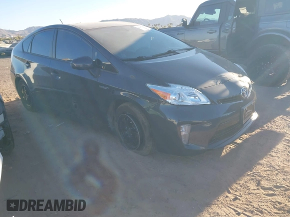 2013 Toyota Prius One with VIN JTDKN3DU4D1625364, listed as a IAAI auction lot 41350022 with 86,299 mi miles. Bid and sale history available at carsss.com. Image 1.