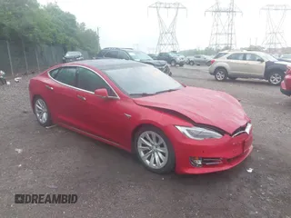 2018 Tesla Model S 75D with VIN 5YJSA1E27JF247637, listed as a IAAI auction lot 42406743 with 150,553 mi miles and . Bid and sale history available at DreamBid. Image 1.