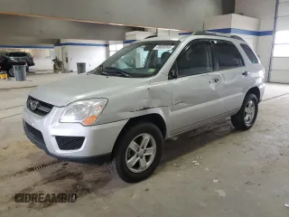 2009 Kia Sportage LX with VIN KNDJE723X97554334, listed as a Copart auction lot 49085895 with 147,020 mi miles and Salvage Title. Bid and sale history available at carsss.com. Image 1.