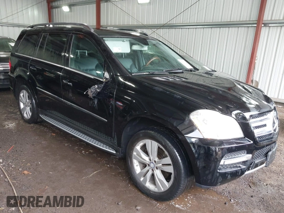 2012 Mercedes-Benz GL 350 with VIN 4JGBF2FE8CA798442, listed as a IAAI auction lot 41752305 with 130,348 mi miles and . Bid and sale history available at DreamBid. Image 1.