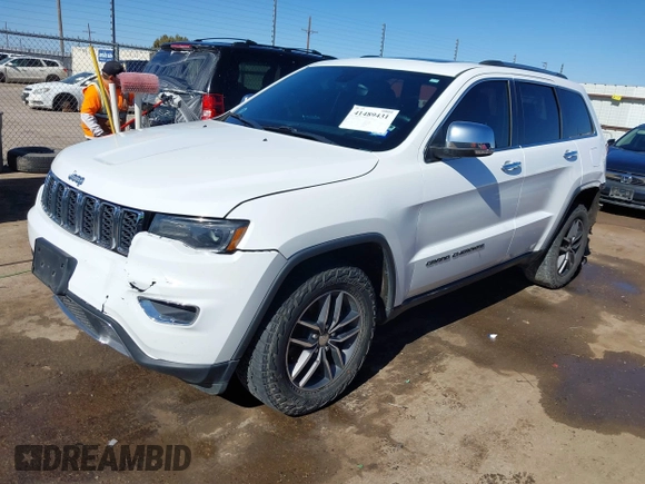 2017 Jeep Grand Cherokee Limited with VIN 1C4RJFBG2HC755095, listed as a IAAI auction lot 41489431 with 128,735 mi miles. Bid and sale history available at carsss.com. Image 18.