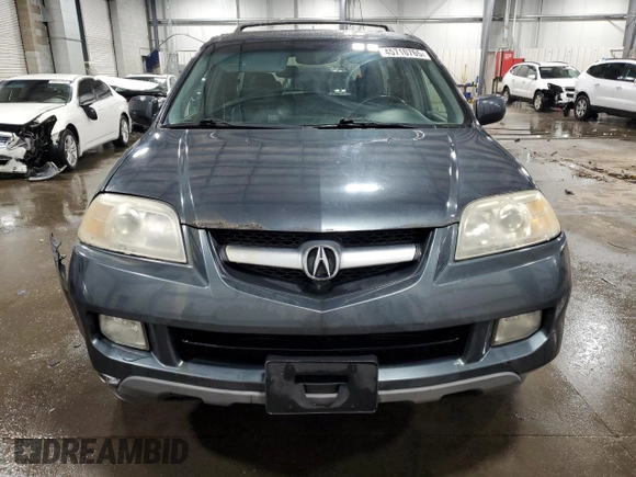 2004 Acura MDX Touring Pkg with VIN 2HNYD18634H535695, listed as a Copart auction lot 45710765 with 277,777 mi miles and Salvage Title. Bid and sale history available at carsss.com. Image 5.