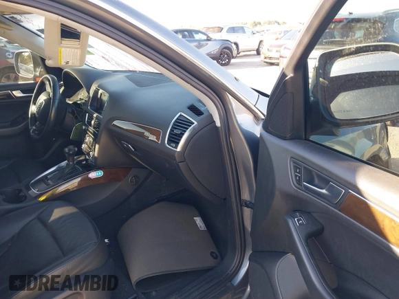2013 Audi Q5 Premium with VIN WA1CFAFP4DA037312, listed as a IAAI auction lot 41432566 with 122,690 mi miles and . Bid and sale history available at DreamBid. Image 5.