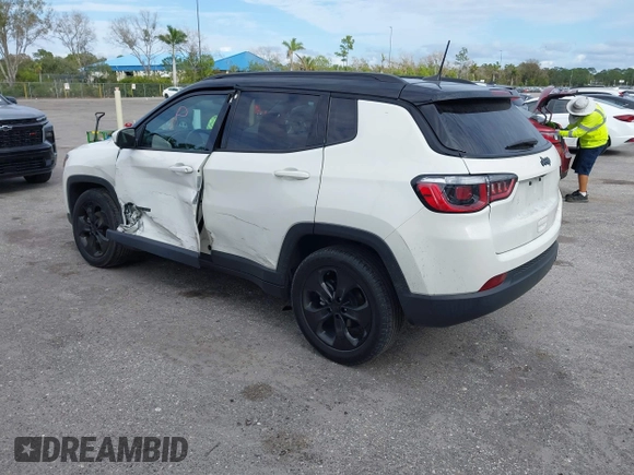 2018 Jeep Compass Latitude with VIN 3C4NJCBB1JT408465, listed as a IAAI auction lot 41350902 with 79,565 mi miles and . Bid and sale history available at DreamBid. Image 3.