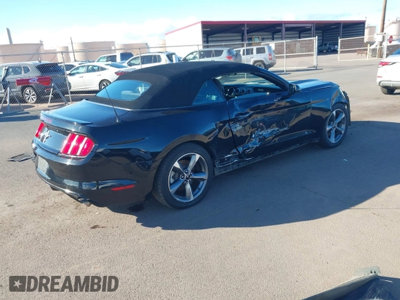 2017 Ford Mustang V6 with VIN 1FATP8EM4H5229028, listed as a IAAI auction lot 40808873 with 66,481 mi miles and . Bid and sale history available at carsss.com. Image 4.