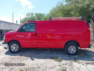 2017 Chevrolet Express Cargo Van with VIN 1GCWGAFG3H1350048, listed as a IAAI auction lot 41881164 with 115,430 mi miles. Bid and sale history available at carsss.com. Image 15.