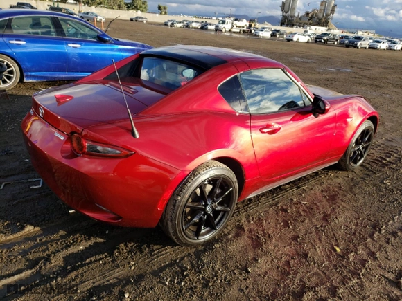 2023 Mazda MX-5 Miata RF Grand Touring with VIN JM1NDAM71P0559185, listed as a Copart auction lot 78687913 with 467 mi miles. Bid and sale history available at carsss.com. Image 3.