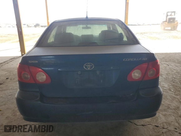 2005 Toyota Corolla CE with VIN 1NXBR32E35Z511755, listed as a Copart auction lot 72013484 with 263,683 mi miles and Clean title. Bid and sale history available at DreamBid. Image 6.